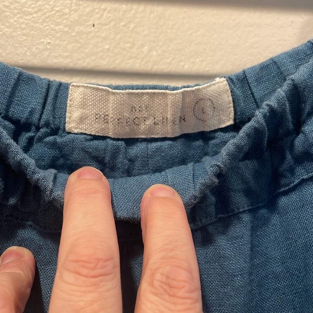 Hand Embroidered NPL Drawstring Pant - Picture 3 of 7